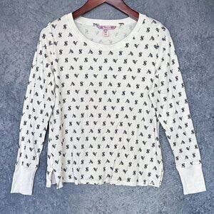 Victoria's Secret Knit Pajama Top, Sz M